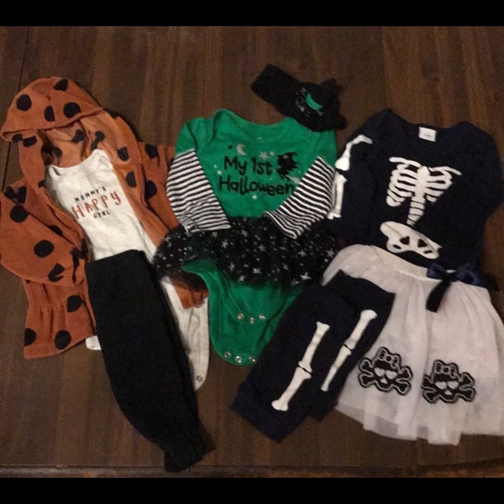 Baby girls Halloween bundle